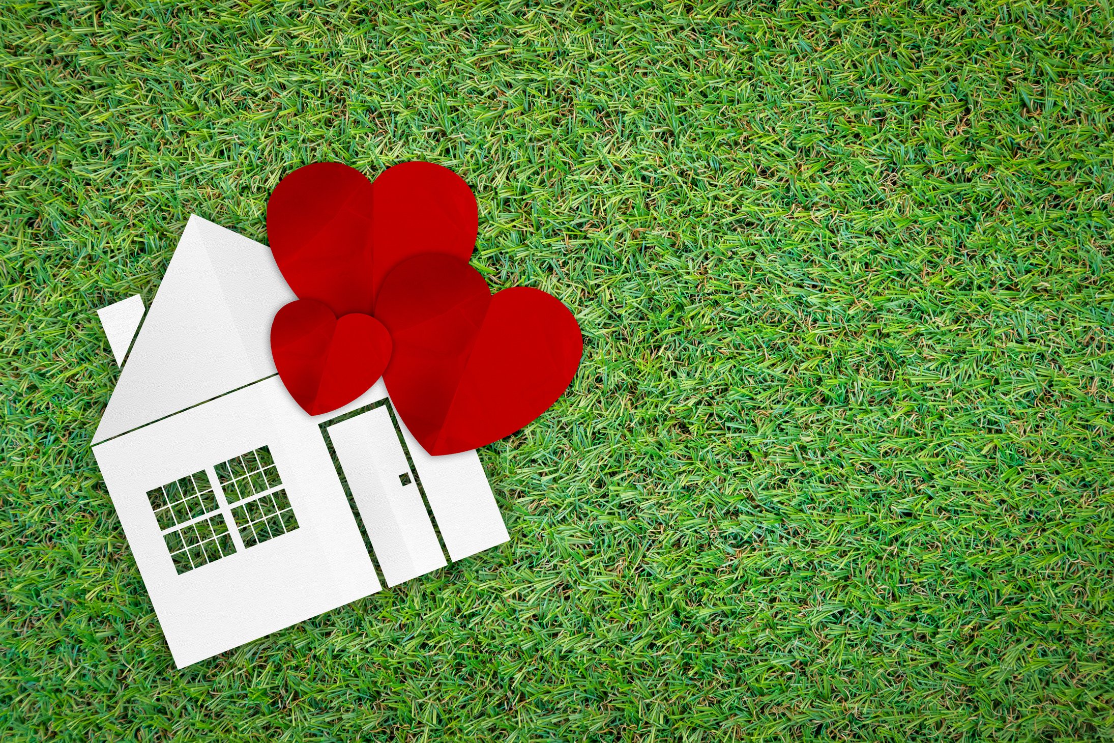 home sweet home lovely family concept